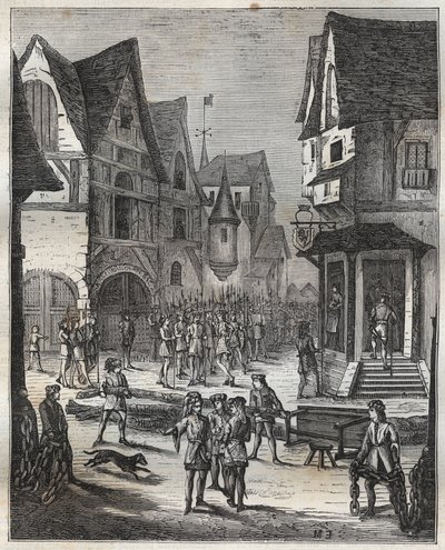 Belagerung von Paris (1358) - Am 22. Februar von French School