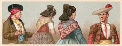 Spanische Tracht von French School