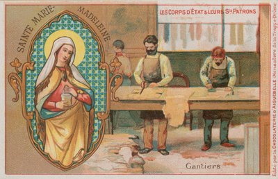 St. Maria Magdalena und Handschuhmacher von French School