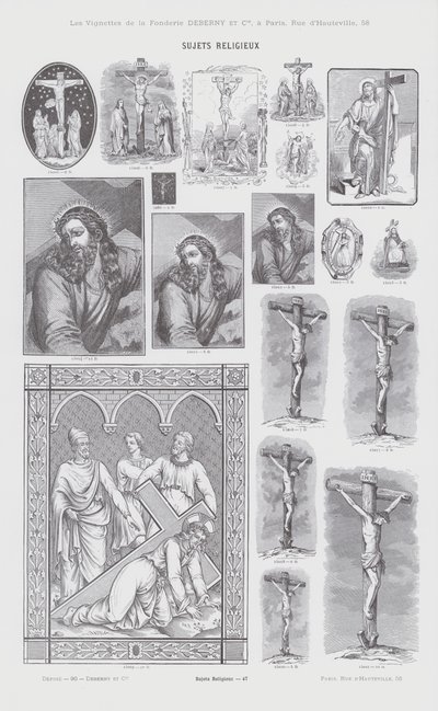 Religiöse Themen von French School