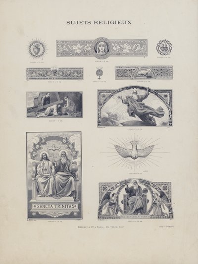 Religiöse Themen von French School
