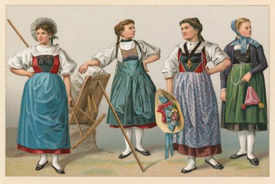 Schweizer Tracht von French School