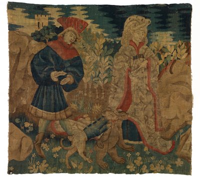 Wandteppich, der die Jagd 