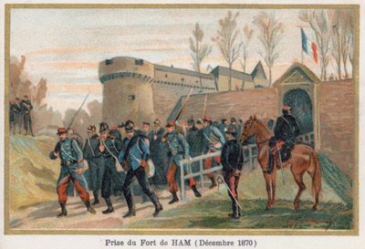 Die Eroberung des Château de Ham von French School