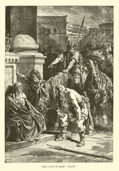 Die Gallier in Rom von French School