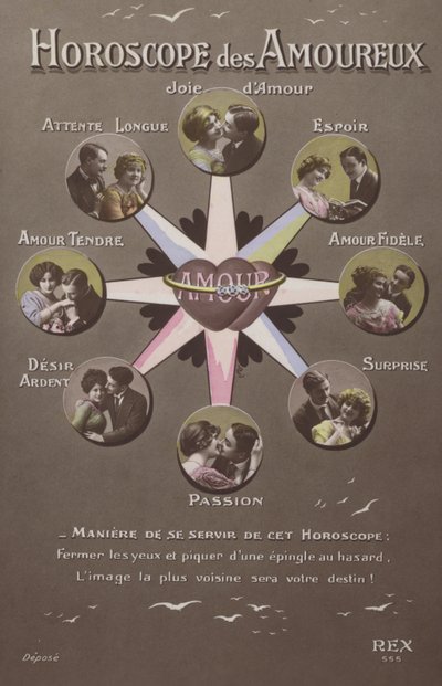 Das Horoskop für die Romantik von French School
