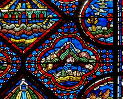 Das Noah-Fenster: Die Sintflut von French School