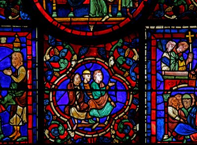 Das St. Martin Fenster: Dekorativ von French School