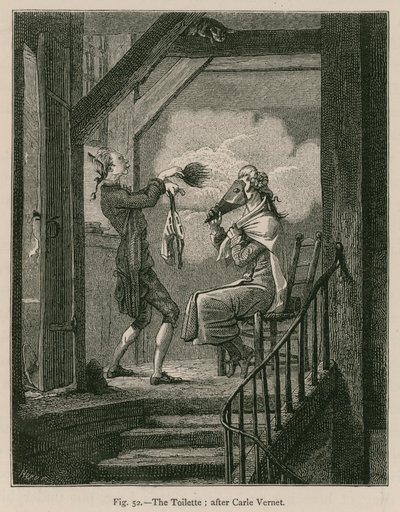 Die Toilette; nach Carle Vernet von French School