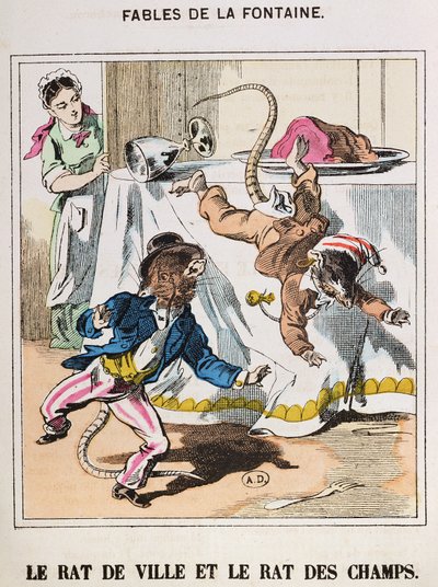 Die Stadtmaus und die Landmaus, aus 
