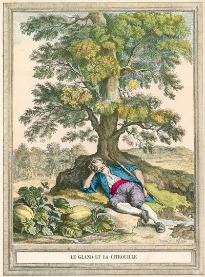 Die Eichel und der Kürbis von French School
