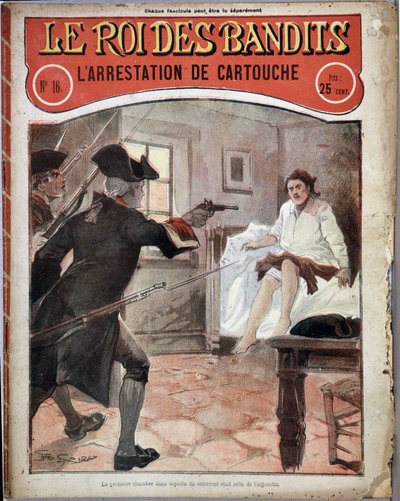 Die Verhaftung von Cartridge - in „Der König der Banditen“, Nr. 16 von French School