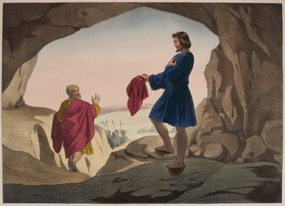 Der blutbefleckte Mantel von Joseph, Illustration aus einem Katechismus L