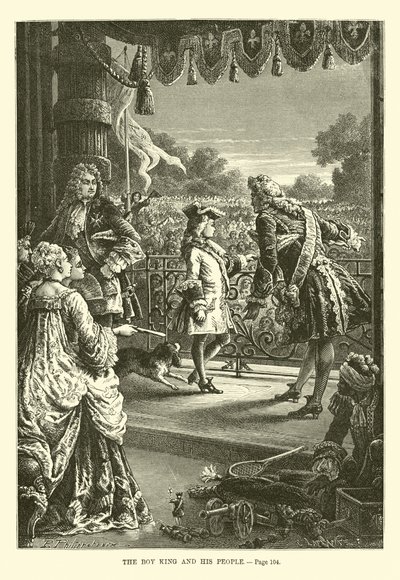 Der junge König und sein Volk von French School