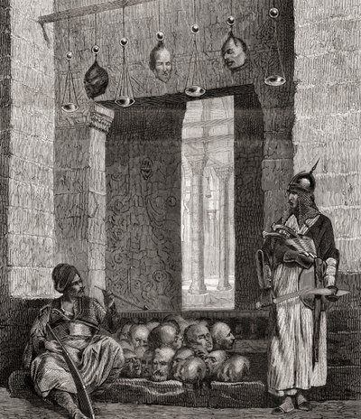 Das Tor zur Moschee El Assaneyn in Kairo, Ägypten, aus "L