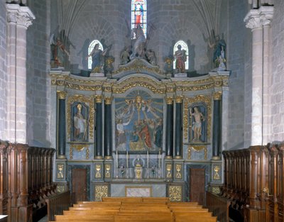 Innenansicht der Kirche von Pear on Life in Vendée (85) von French School