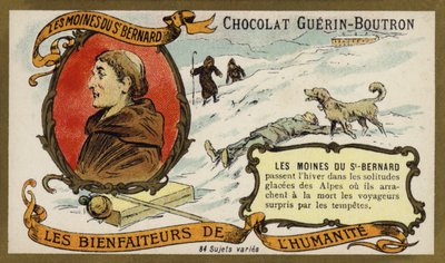 Die Mönche des Hospizes von St. Bernhard von French School