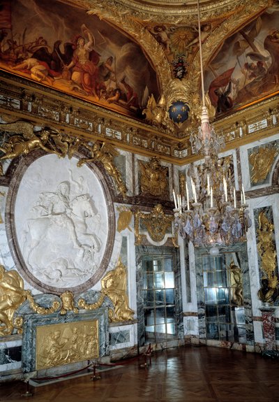 Der Kriegssalon im Palais de Versailles von French School