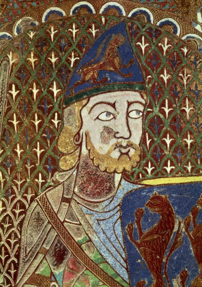 Grabplatte von Geoffrey Plantagenet von French School