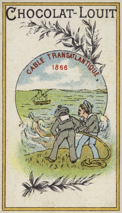 Transatlantisches Telegraphenkabel, 1866 von French School