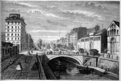 Transformationen von Paris unter dem Zweiten Kaiserreich, Haussmanns Paris: Blick auf den Boulevard Richard Lenoir von French School