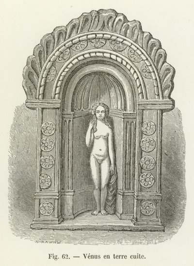 Venus aus Terrakotta von French School