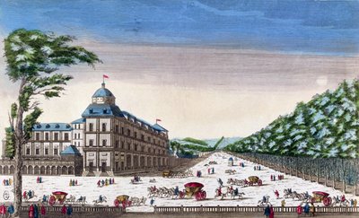 Ansicht von Schloss Esterhazy, Eisenstadt, Österreich von French School