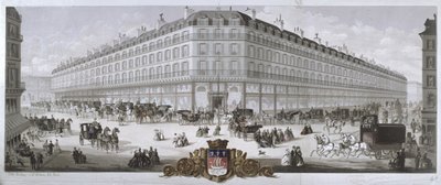Ansicht des Magasins du Louvre Kaufhauses, Paris, 1866 von French School