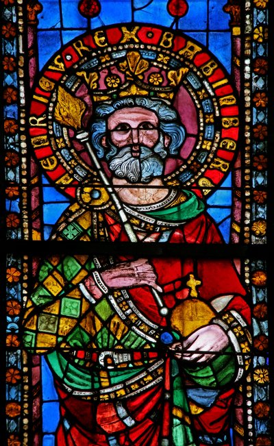 Fenster w11 mit Kaiser Heinrich von Bamberg von French School