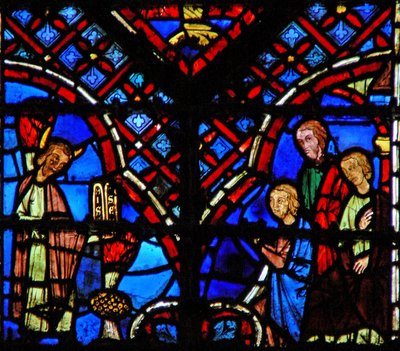 Moses mit den Gesetzestafeln: Das Volk hört Moses zu von French School