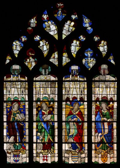 Fenster w37 mit den vier Evangelisten von French School