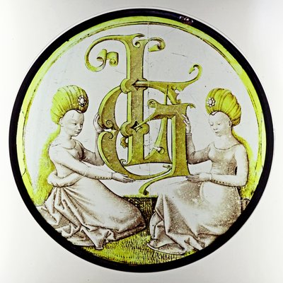 Fenster w80, Darstellung des Monogramms von Laurent Gyrard von French School