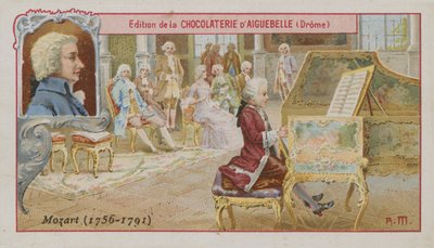 Wolfgang Amadeus Mozart, österreichischer Komponist von French School