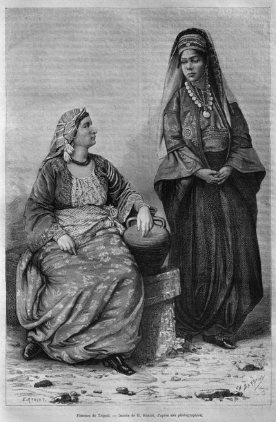 Frauen von Tripolis, aus La Syrie d