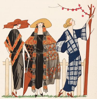 Damenmode bei den Rennen von Madeleine und Madeleine von French School