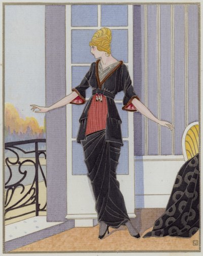 Frauenmode aus den 1910er Jahren von Designer Bechoff-David von French School