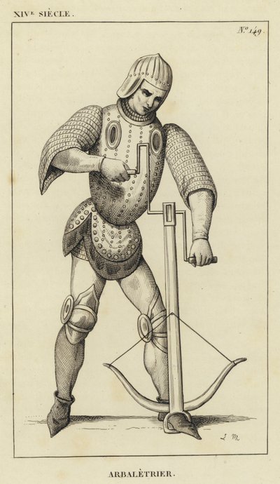 XIV Jahrhundert, Armbrustschütze von French School