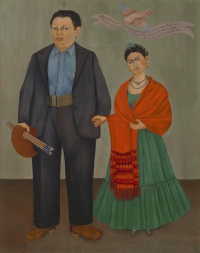Frieda und Diego Rivera von Frida Kahlo