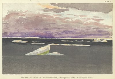 Am Rande des Eises, aufziehender Sturm von Fridtjof Nansen