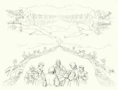 Illustration zu Schillers Lied von der Glocke von Friedrich August Moritz Retzsch