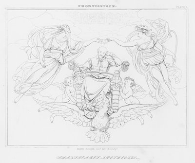 Shakespeares Apotheose (Stich) von Friedrich August Moritz Retzsch