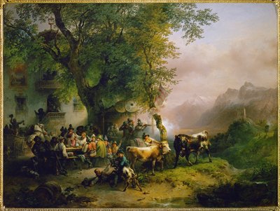 Tiroler Standschützen von Friedrich Gauermann