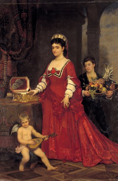 Adelina Patti von Friedrich Karl Steinhardt