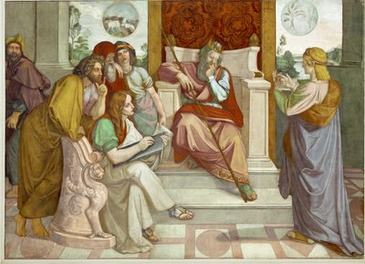 Joseph von Ägypten und Potiphar, ägyptischer Beamter von Friedrich Overbeck