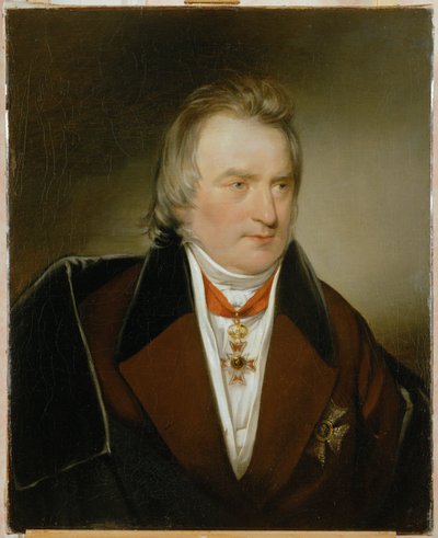 Professor Dr. Ignaz Rudolf Bischoff von Altenstern, Chefarzt der österreichischen Armee, früher Förderer von Amerling von Friedrich von Amerling