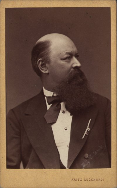 Porträt des Komponisten Franz von Suppè 1819-1895, ca. 1880 von Fritz Luckhardt
