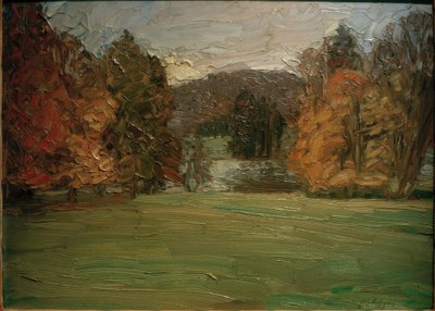 Park im Herbst bei Weimar von Fritz Mackensen