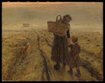 Nach Hause gehen von Fritz von Uhde