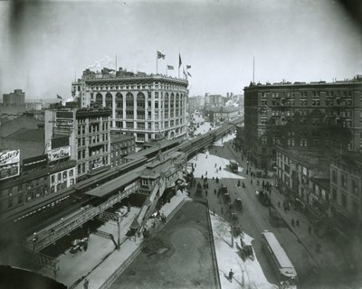 Broadway, Nord von der 32nd Street, New York City von G.P. Hall und Sohn