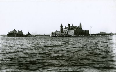 Ellis Island, New Yorker Hafen, 1903 von G.P. Hall und Sohn